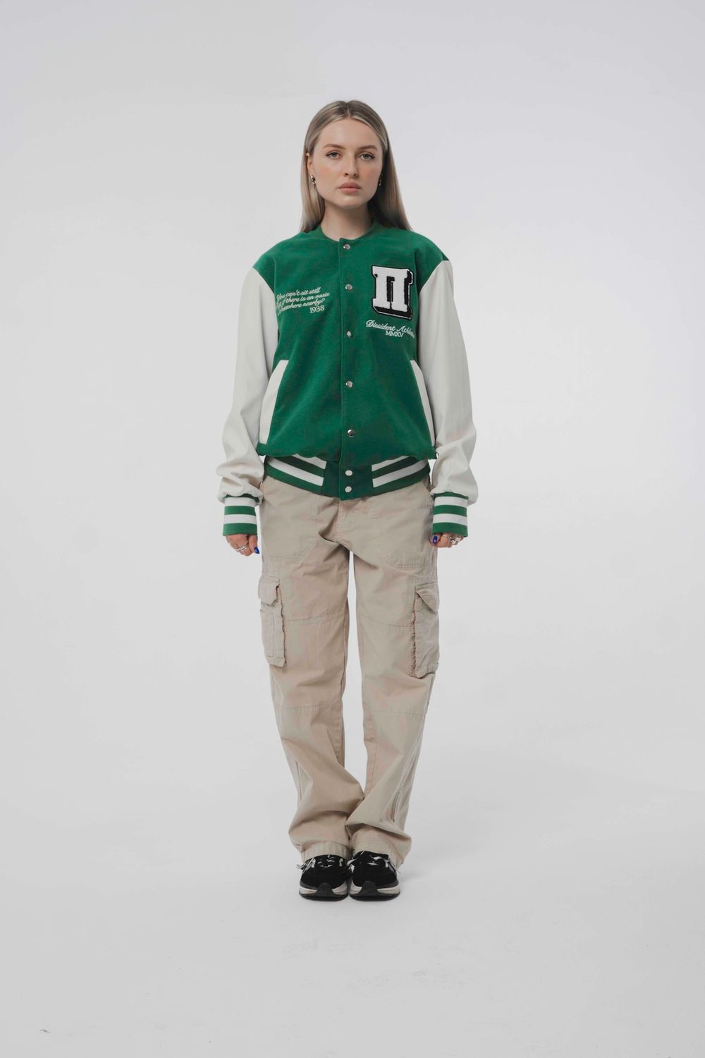 Купить Бомбер Колледж "Saint Exupery" Зеленый Бомбер Колледж "Saint Exupery" Зеленый