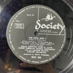 Винтажная виниловая пластинка LP Rodgers and Hammerstein The King and I and The Flower Drum Song Песня цветочного барабана (UK 1966)