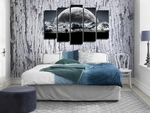 Модульная картина "Темная Луна"