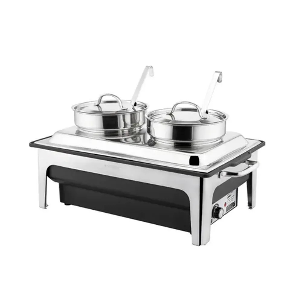Мармит суповой 4 л 2 емкости, электрический 220V 760W, 64,5*35*31 см EcoCater SUNNEX