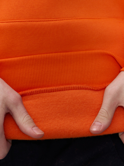 Худи с начесом (оранжевый)