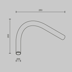 Светильник Technical C104WL-3W3-6K-B