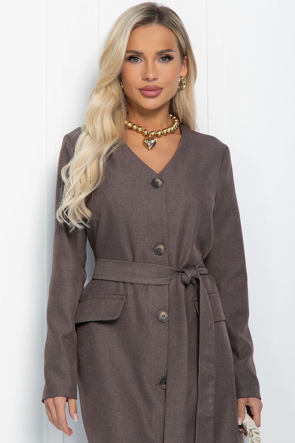 Платье Бруклин (коричневое) П11365 LT Collection