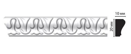 Плинтус (20*10*2000 мм) D103B/48