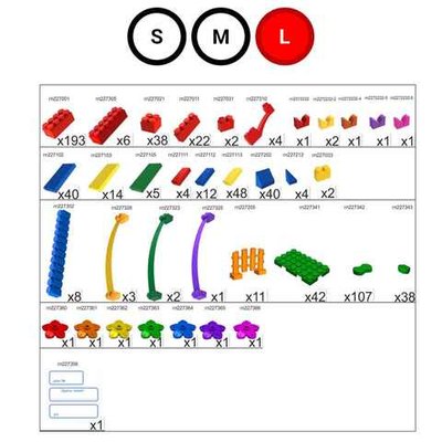 Набор GigaBloks 7,5: Домик на платформе