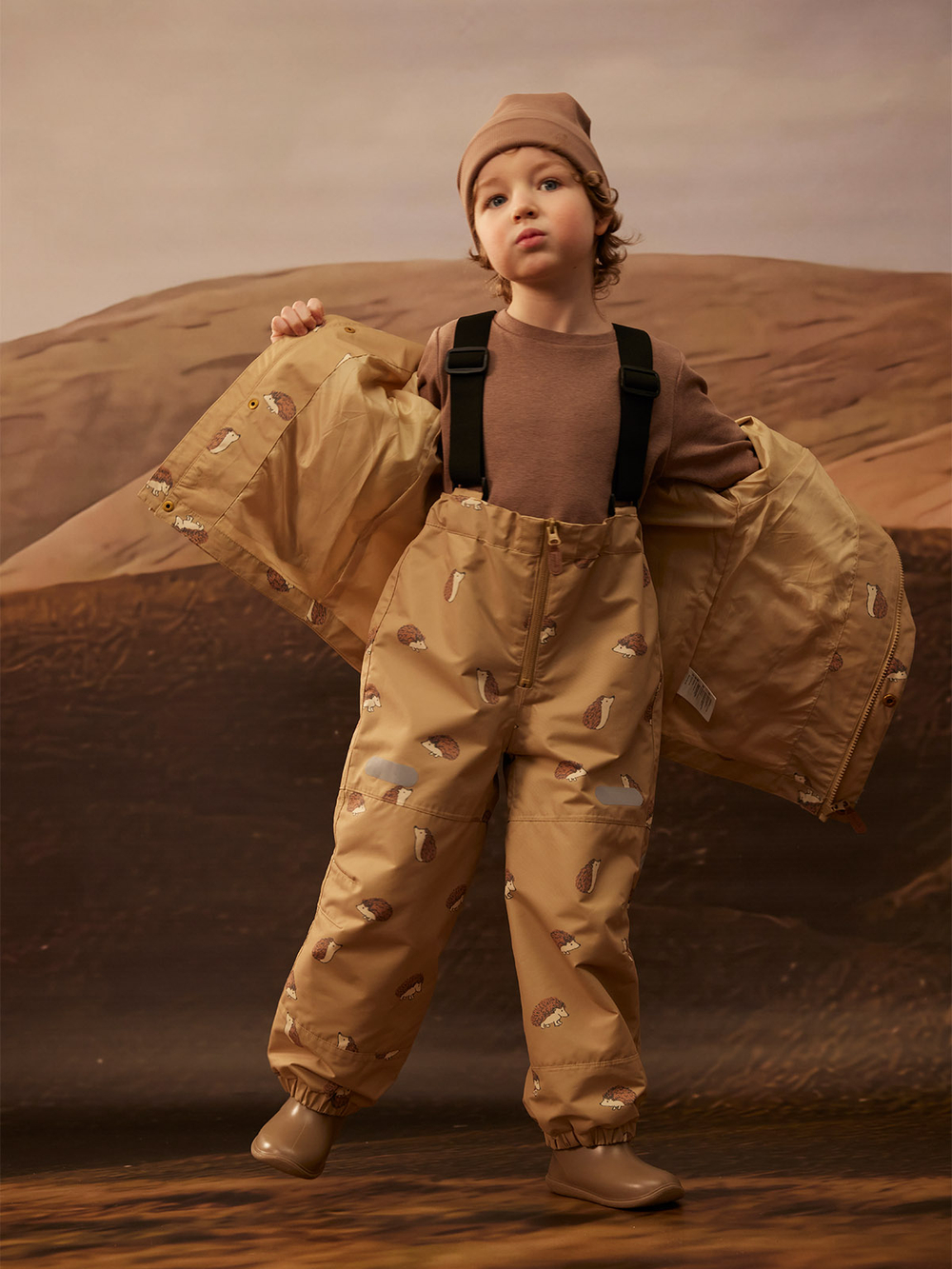 ПРЕДЗАКАЗ Брюки непромокаемые демисезонные Mjölk Hedgehogs