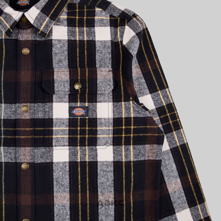 Рубашка мужская Dickies Nimmons Plaid Long Sleeve Shirt артикул:WLR19NCK - купить в магазине Дайс