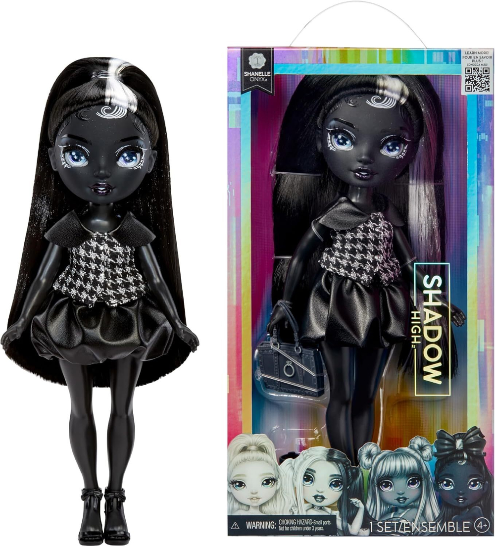 Кукла Rainbow High Shadow Шанель Оникс с чёрными волосами, 28 см, 570585