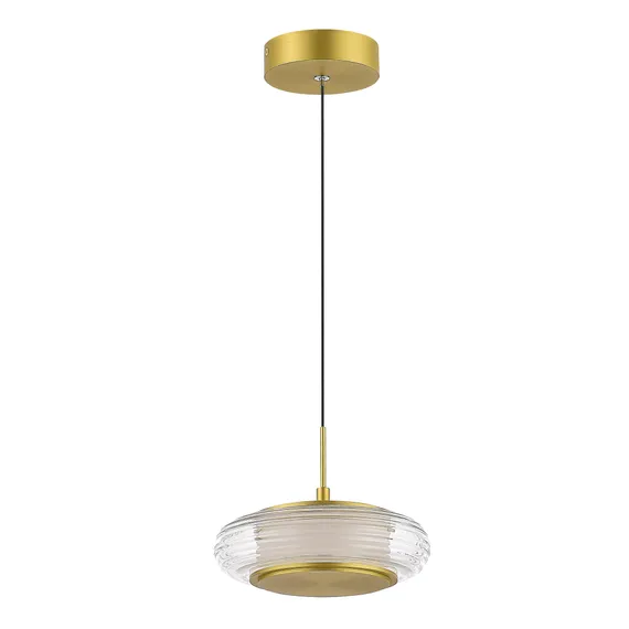 SL6239.203.01 Светильник подвесной ST-Luce золото/прозрачный LED 1*7W 3000K FRITTELA