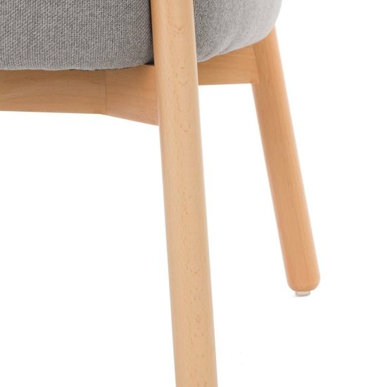 Кресло Wally Wood цвет серый