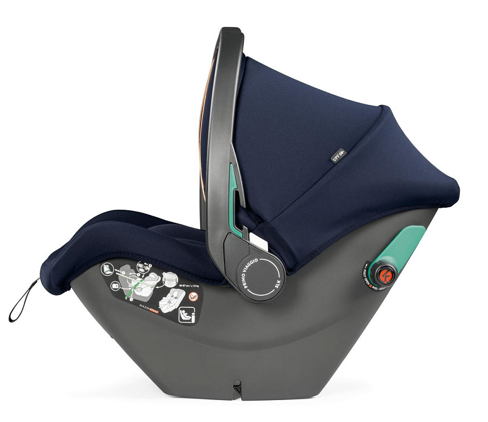 Коляска 3 в 1 Peg Perego Veloce TC Belvedere SLK Blue Shine