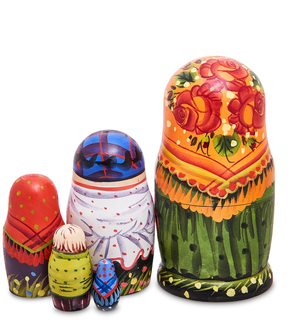 Народные промыслы МР-13/ 3-G Матрешка 5м «Семейка Большая»