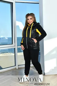 Костюм 17-292-желтый-черный Minova