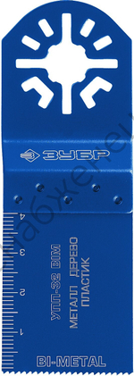 ЗУБР УПП-32 BIM UniLock, 32 x 40 мм, OIS-хвост., Насадка универсальная прямая пильная, Профессионал (15561-32)