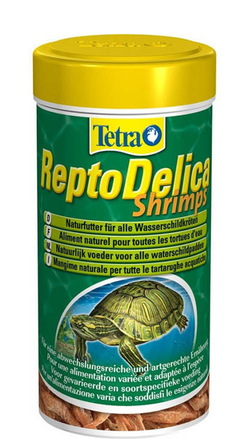 Корм для черепах TetraReptoDelica Shrimps, деликатес из креветок, 250мл.