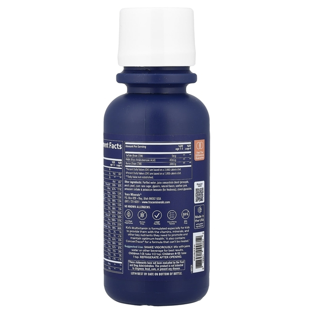Trace Minerals Kids Multi 237 ml , Мультивитамины для детей