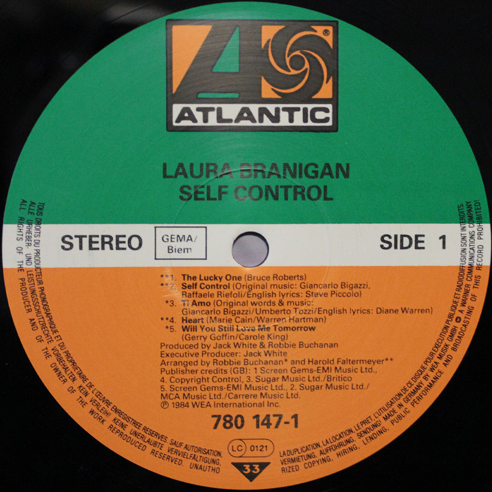 Laura Branigan / Self Control (LP)