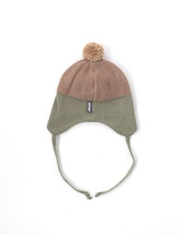 Шапка вязаная хлопковая (Травяной хлопок) БОН-БОН