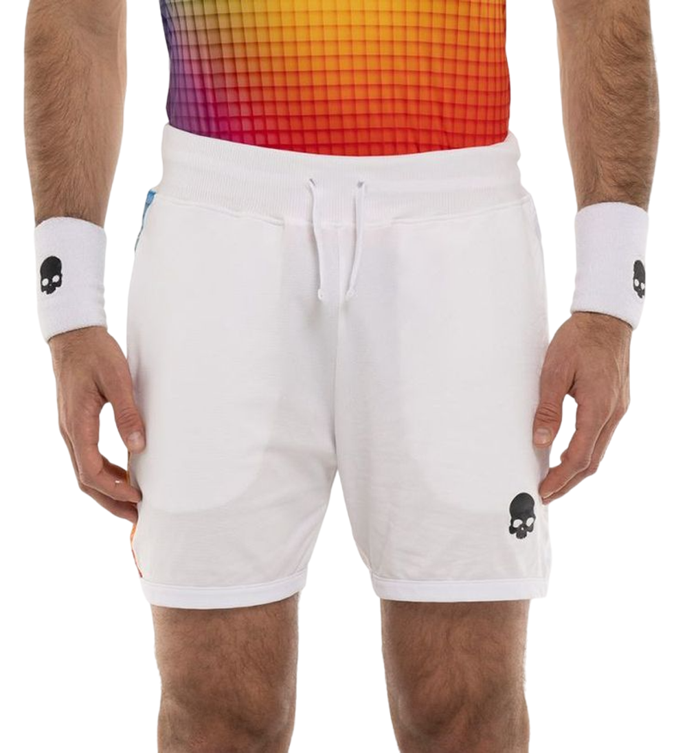 Теннисные шорты Hydrogen Spectrum Tech Shorts - white