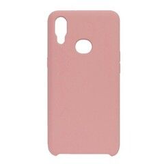 Силиконовый чехол Silicone Cover для Samsung Galaxy A10S (Светло-розовый)