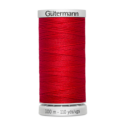 Нитки суперкрепкие Gutermann Extra Strong M782 №40 (100 метров), 5 кат. | 156 красный