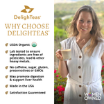 DelighTeas, аюрведическая травяная смесь, одуванчик и цикорий, альтернатива кофе, без кофеина, 170 г (6 унций)