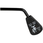 Кресло оператора Helmi HL-M08 "Squared", экокожа черная, механизм качания, без подлокотников