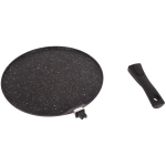 Сковорода-чудушница 32см со съемной ручкой «Мраморная» (темный мрамор) счмт321а