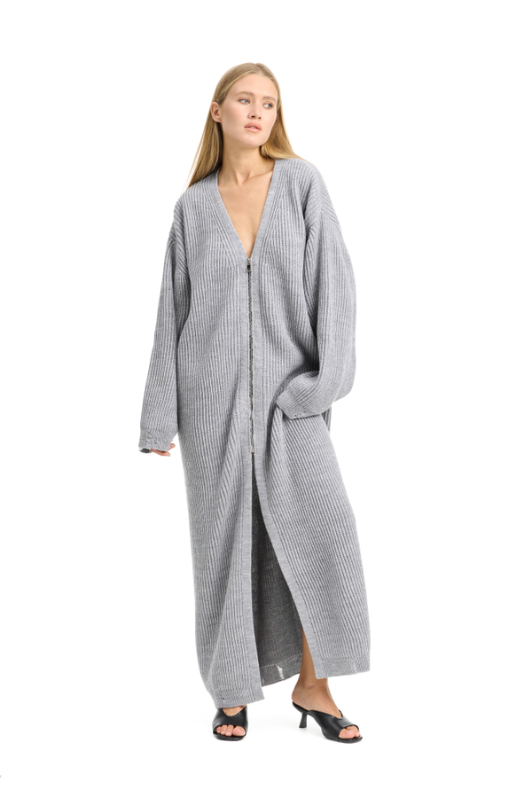 Платье на молнии WARM GRAY