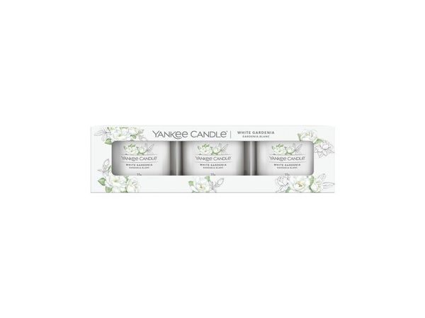 Yankee candle white gardenia 3x37g