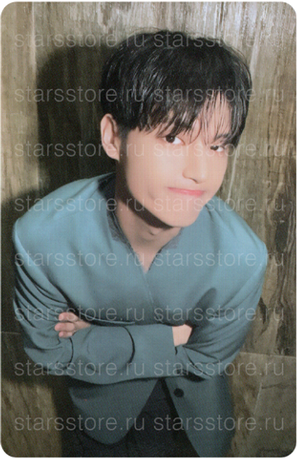 Фотокарта Wooyoung ATEEZ GOLDEN HOUR : Part. 1 Platform ver. (KQ)