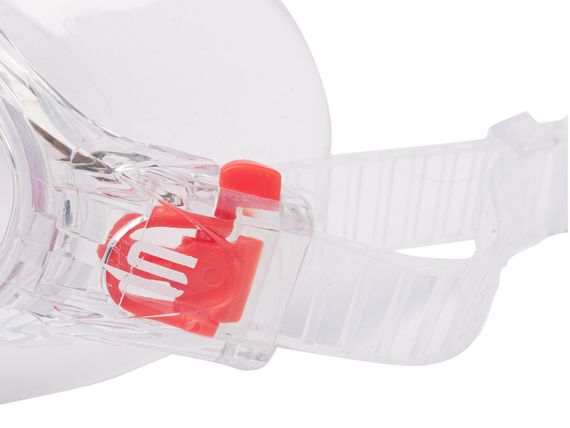 Очки для плавания детские Fluyd Freedom JR прозрачный силикон/розова рамка