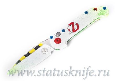 Нож Microtech LUDT 1135S-1GBS White Ghostbuster Limited