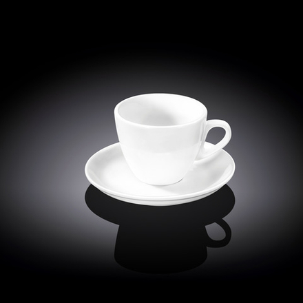 Чашка кофейная и блюдце 75 мл WL‑993173/AB
