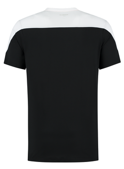 Мужская теннисная футболка K-Swiss Tac Hypercourt Block Crew Tee 3 - jet black/white