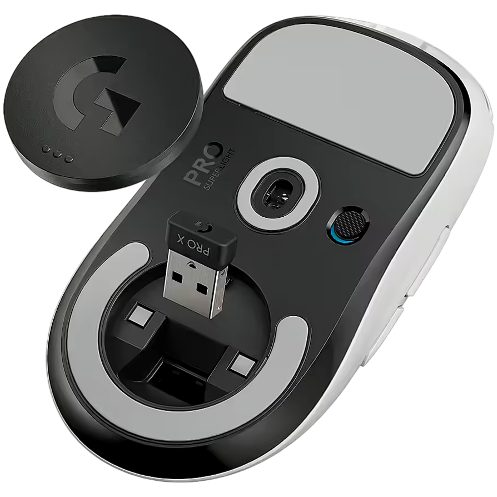 LOGITECH G PRO X SUPERLIGHT 2c compact wireless gaming mouse - WHITE - 2.4GHZ - EER2-933