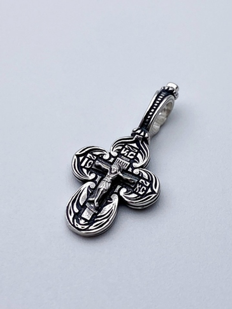 Крест из серебра/Чернение