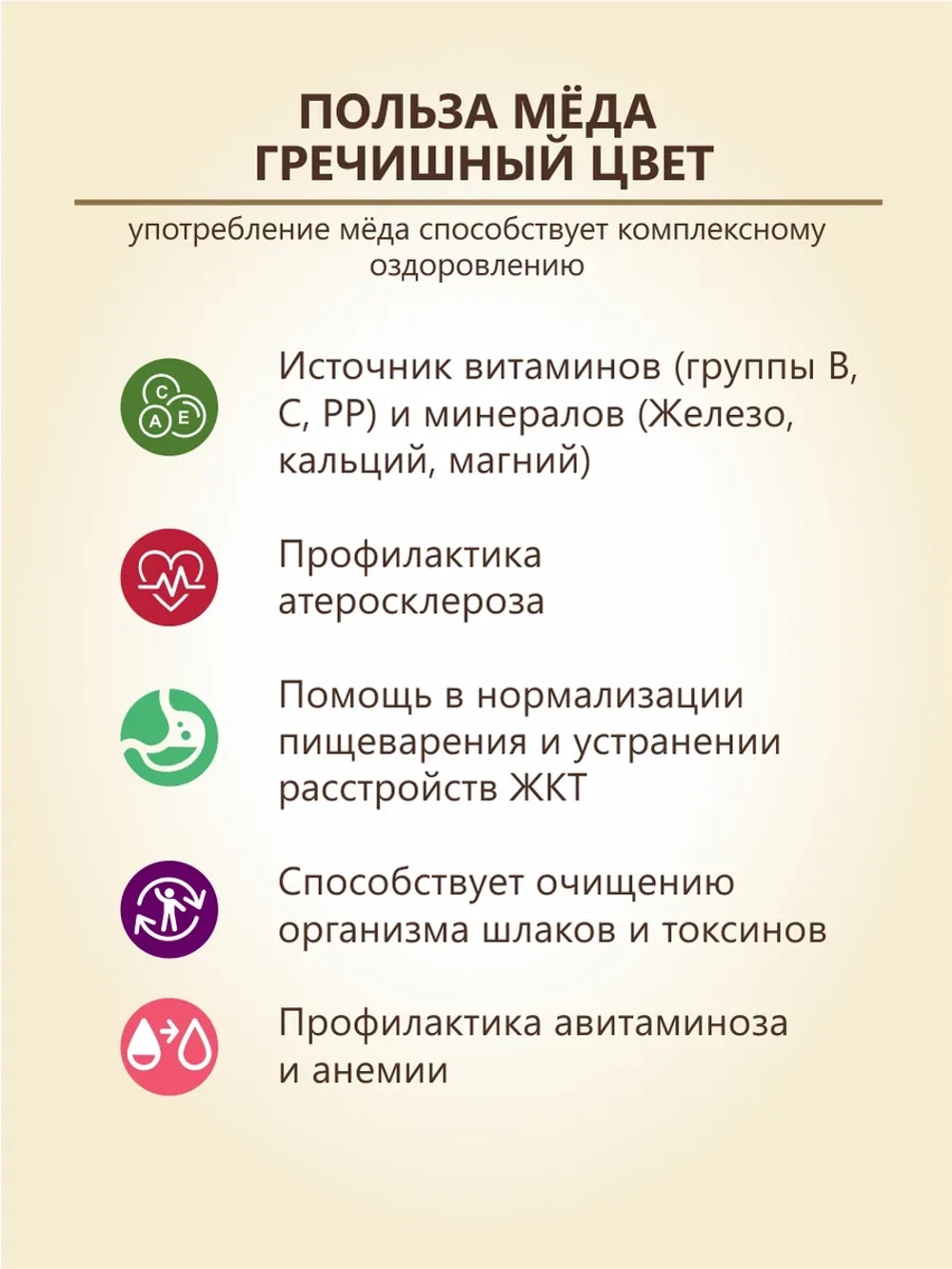 Мед натуральный ассорти 4х500 г