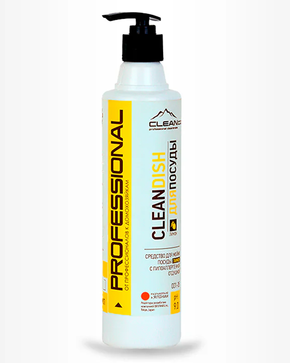 СРЕДСТВО ДЛЯ МЫТЬЯ ПОСУДЫ CLEAN DISH ELIT ЛИМОН (500 гр)