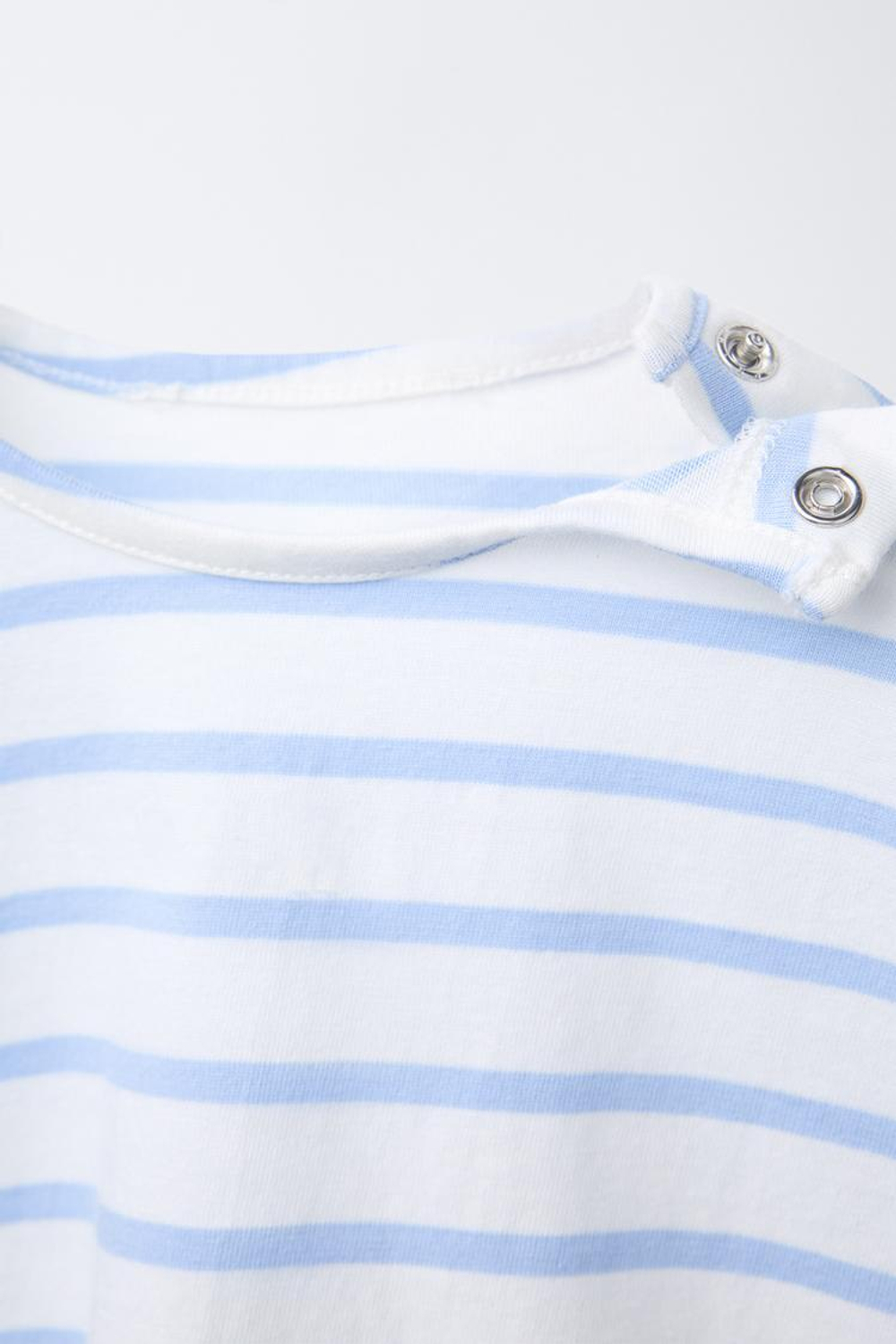 ZARA ФУТБОЛКА В ПОЛОСКУ, СИНИЙ