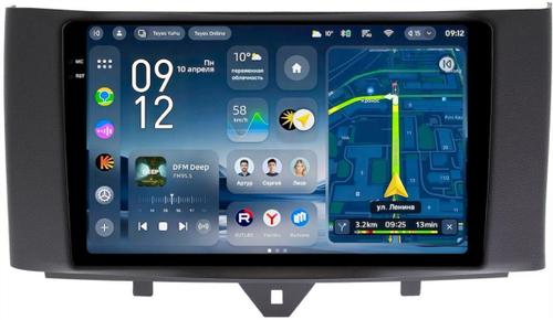 Магнитола для Smart ForTwo W451 2010-2015 - Teyes CC4-PRO монитор 9.5" 2K QLED на Android 13, Быстрейшая, Snapdragon 778G, ИИ, CarPlay, DSP, 4G SIM-слот
