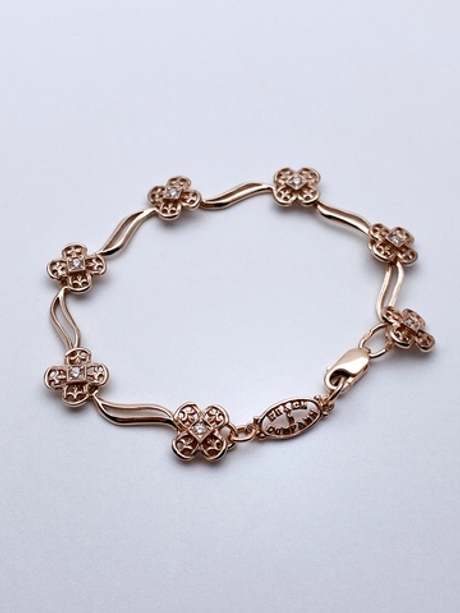 Браслет Б-47-034 ФИАНИТ ПЗ (Ag 925)