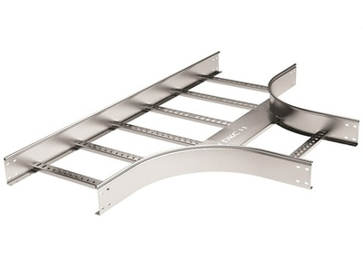 Т-ответвитель 100х300, R900, в комплекте с крепежными элементами и соединительными пластинами, необходимыми для монтажа, горячецинкованный