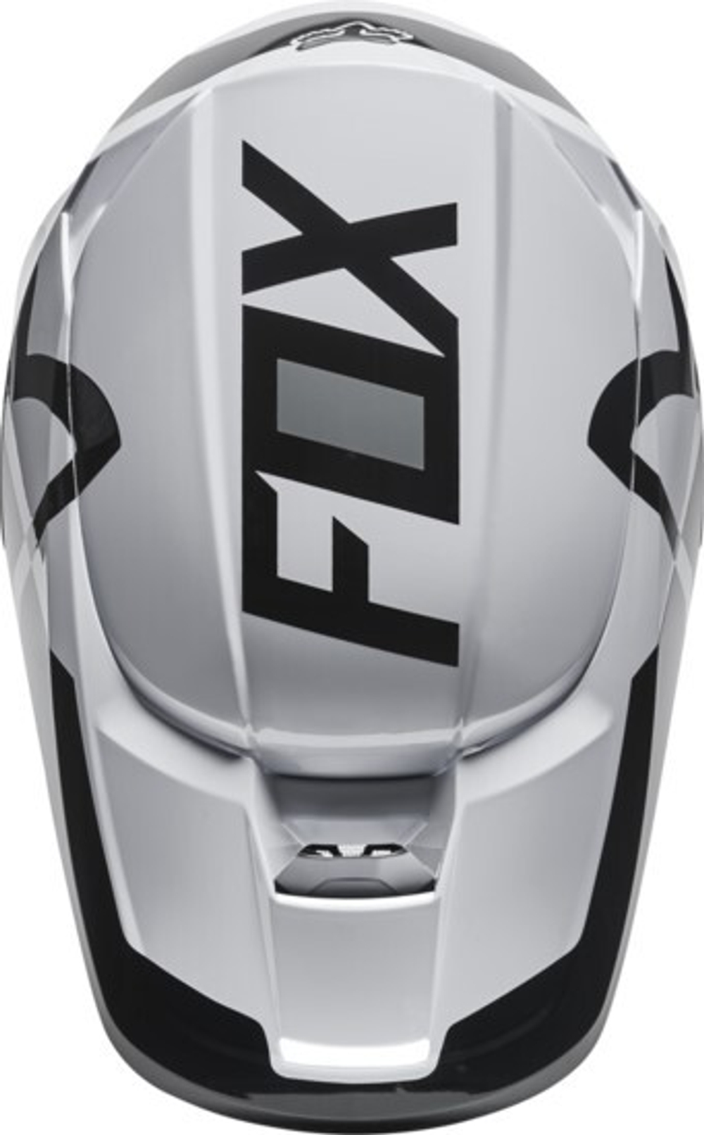Мотошлем Fox V1 Lux Helmet (Black/White, M, 2024 (28001-018-M))