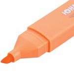 Текстовыделитель ЮНЛАНДИЯ "COLORSTAR PASTEL", ПЕРСИКОВЫЙ, линия 1-4 мм, 151715