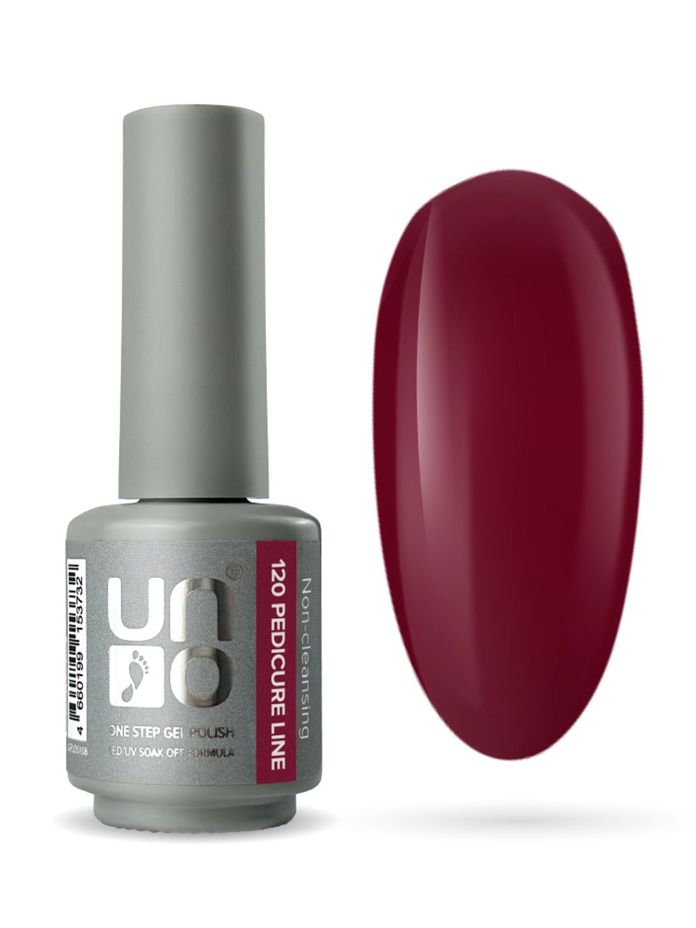 Uno Однофазный гель-лак 120 Pedicure Line, 8мл