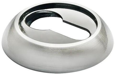 Накладка на евроцилиндр MH-KH никель матовый/никель черный