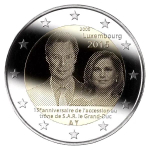 Luxembourg 2 Euro 2015 - 15th Anniversary of the Accession to the Throne of H.R.H. the Grand Duke