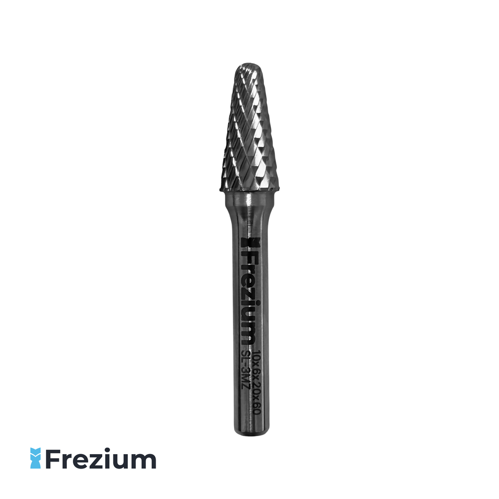 Борфреза твердосплавная по металлу "Frezium" 10x6x20x60; SL-3MZ