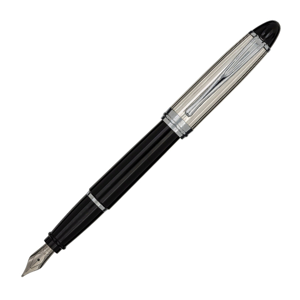 Перьевая ручка Aurora Ipsilon black CT, перо - М, в подарочной коробке
